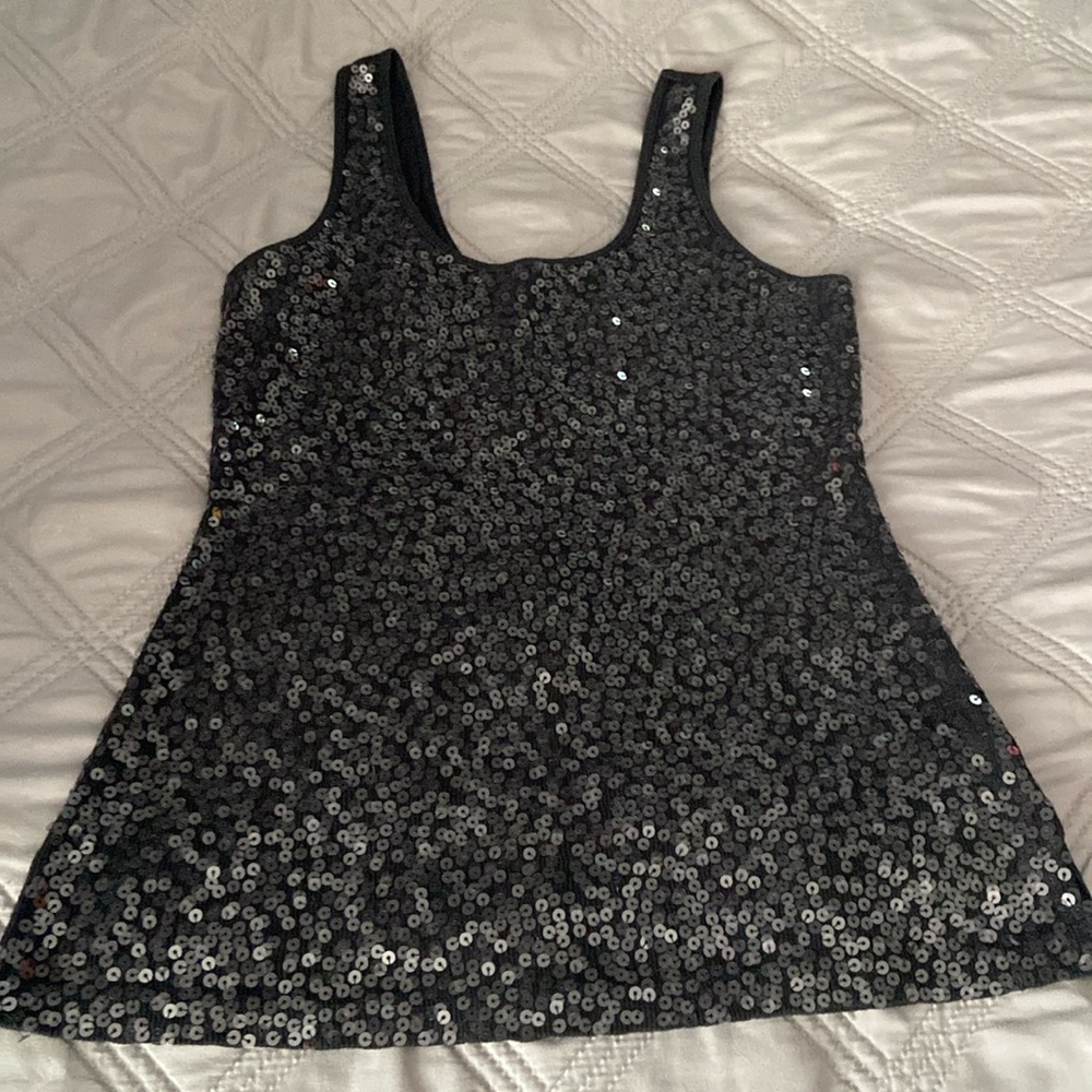 Express sequin tank